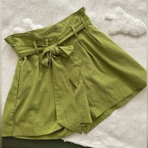 Olive Green Women's Shorts
